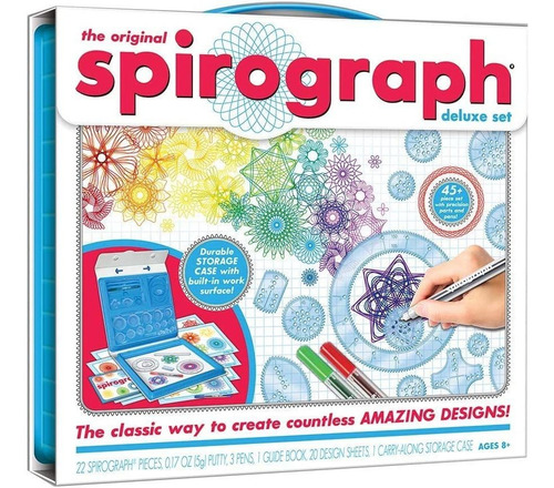 Spirograph Set, Juego De Diseño Lujoso, Multi Color