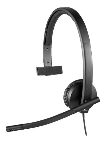 Auriculares Diadema con Cable LOGITECH H570E 981-000575 - USB · Micrófono ·  Negro