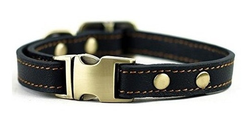 Collar De Perro De Cuero Lujo Hecho A Mano Para Razas De Per