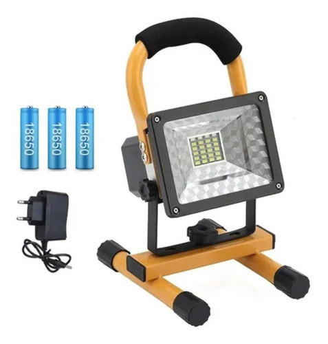 Farol Foco Led De Mano Recargable 30w 2400 Lm Clase A | Ero