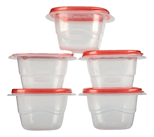 Envases 10 Piezas Takealongs Rubbermaid (496 Ml)