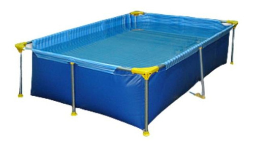 Imagen 1 de 1 de Pileta estructural rectangular Piletin 250x170x60 con capacidad de 2550 litros de 250cm de largo x 140cm de ancho  azul