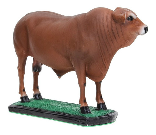 Imagem 2 de 5 de Escultura Em Resina Boi Senepol Home Western Decor 25702