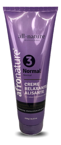 Creme Relaxante Capilar Afro Nature Normal All Nature Nº3 Fr