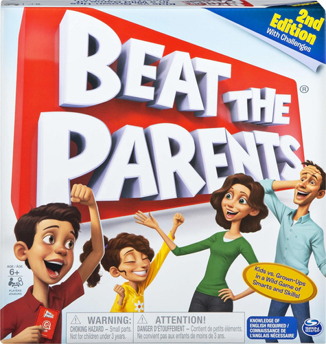 Spin Master Games Beat The Parents, Family Board Game Of Kid