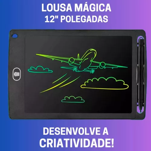 Tablet de Escrever LCD Infantil, Quadro Mágico, Placa de Desenho