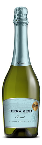 Espumante Brut Branco Terra Vega Chileno Chardonnay Pinot Noir 750mlTerra Vega 2022 adega Luis Felipe Edwards 750 ml