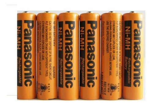 1 Batería Panasonic Aaa Recargable Tel.inalambric.700 M.a.h