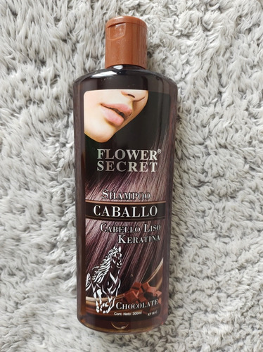Shampoo Caballo, Liso Keratina, Chocolate, 300ml Flower Secr