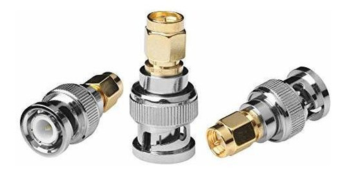 Sma Bnc Kits 3 Juego Rf Adaptador Coaxial Dama Conector