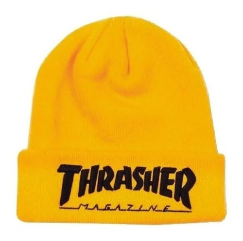 Gorro Thrasher Lifestyle Unisex The Mag Amarillo-negro Cli