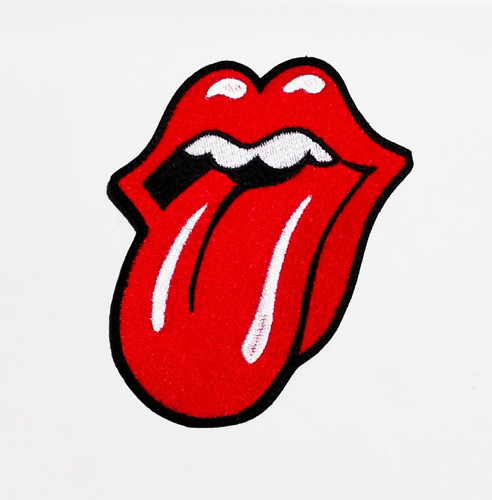 Super Parche Bordado The Rolling Stones Lengua Uk Rock Band