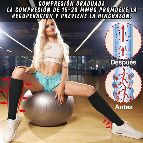 Calcetas Compresión Medias Calcetines Cierre Como Zip Sox F