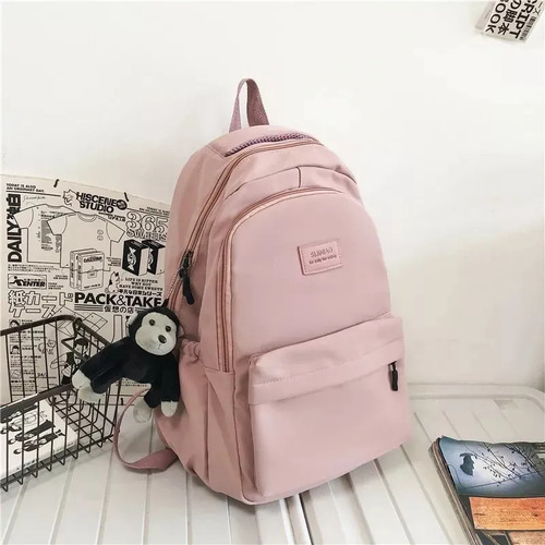 Mochila De Viaje Para Mujer Color Sólido Viaje De Ocio