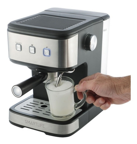Imagen 2 de 6 de Cafetera Expreso 2en1 Smartlife 8501 Cáps Molido Ofic Cuotas