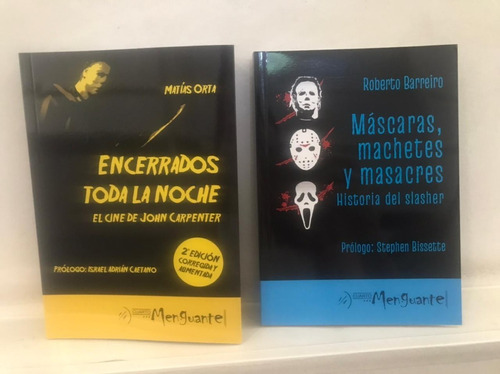 Combo De 2 Libros John Carpenter Y Slasher Films