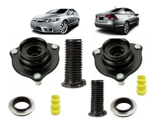 Kit Batente Coxim Amortecedor Dianteiro New Civic 2007 2011
