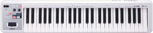 Roland A49 Controlador Midi 49 Teclas Pc/mac Usb Color Blanco