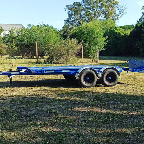 Aux-600 Homologado Porta Vehiculo Doble Eje 2x6m + Lanza Ht