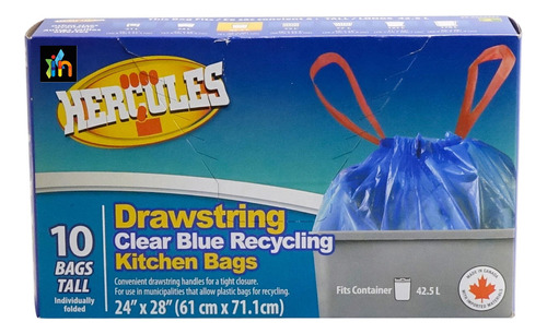 Bolsas De Basura Para Cocina Con Cordón - g a $2390