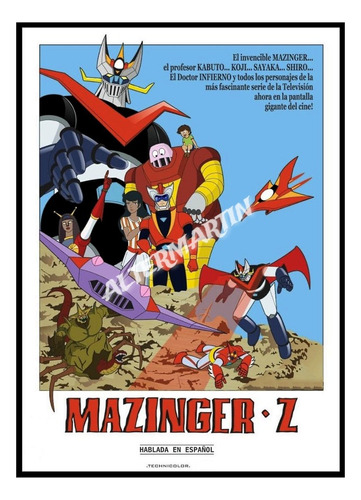 Poster Mazinger Z (film 1972).