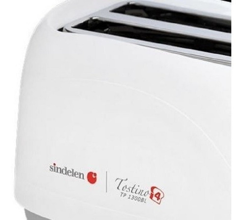 Tostador De Pan Eléctrico Sindelen Tp1300 Blanco