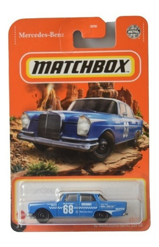 Mercedes-benz 220 Se 1962 #43 Matchbox Diferente Y Especial!