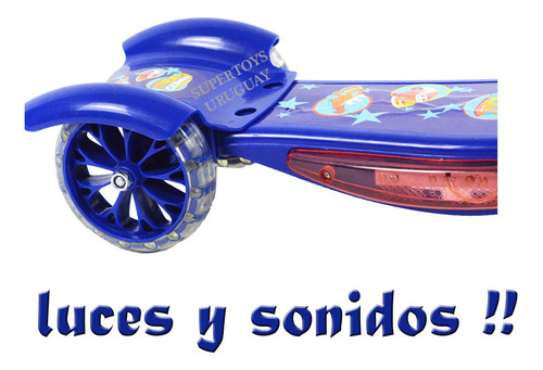 Monopatin Tripatin Scooter Infantil Musical Con Luces St