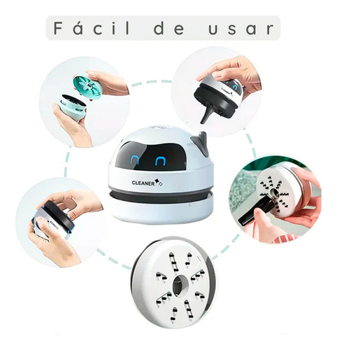 Mini Aspiradora De Escritorio Recargable Usb Portatil Hogar