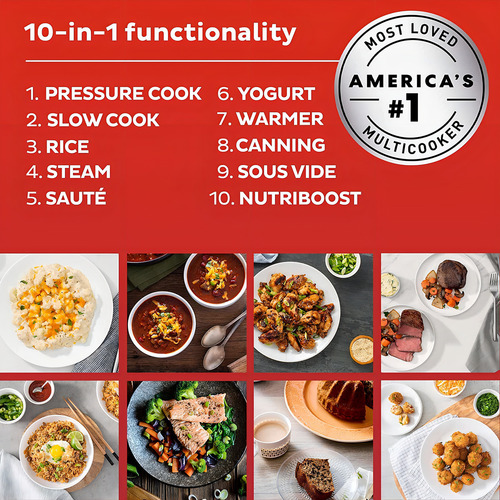 Olla A Presión Instant Pot, Pro Plus, Wi-fi, Smart, 10 En 1