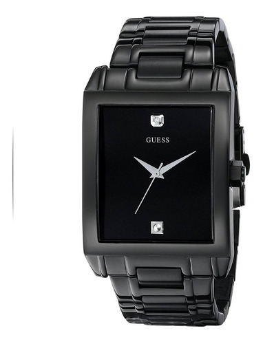 Reloj Guess Diamond U12557g1 All Balck Hombre Traje Elegante