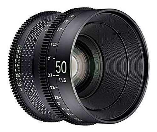 Lente De Cine Rokinon Xeen Cf 50mm T1.5 Pro Con Construcción