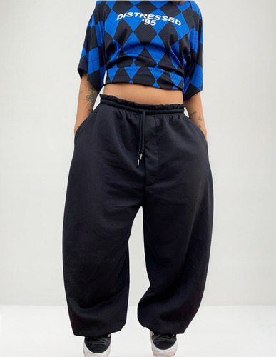 Jogging Baggy Pants Oversize Talles Grandes Puño Ajustable