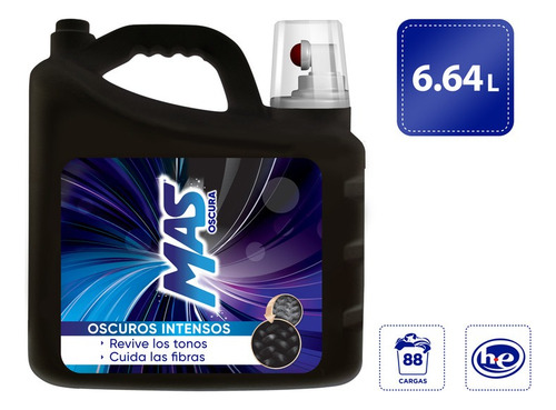 Detergente Líquido Mas Oscura 6.64l