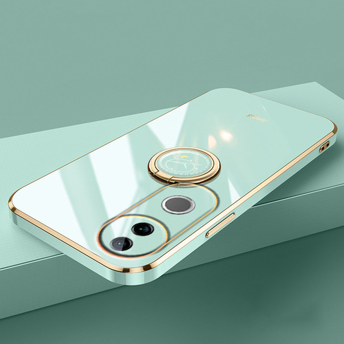 Funda Para Vivo V50 5g Galvanoplastia 6d Anillo