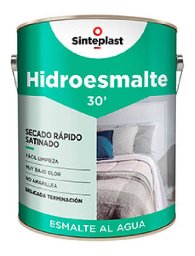 Hidroesmalte  Al Agua Aluminio 1 Litro Sinteplast