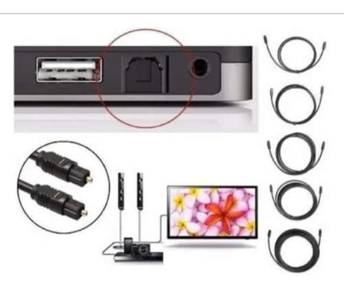 Cable Audio Digital Fibra Optica Smartv 1 Metro