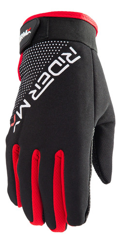 Luva Motocross Trilha Enduro Moto Bike Off Road Rider Mx Cor Vermelho Tamanho G