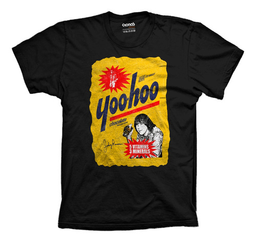 Remera Rock Johnny Ramone Yoohoo Retro Vintage Ramones Negro