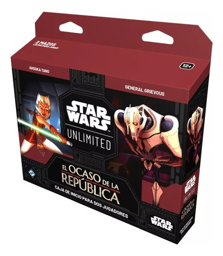 Star Wars Unlimited El Ocaso De La República Caja De Inicio