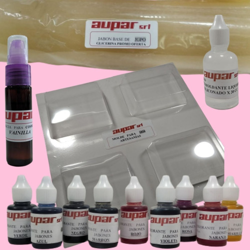 Kit P/hacer Jabones Artesanales X 1 Kilo. Souvenir Regalos