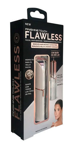 Depiladora Facial Baterías Blanco Flawless Finishing Touch