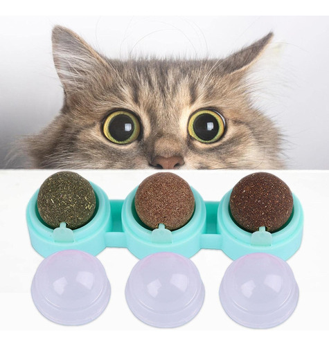 X3 Hierba Para Gatos Pelota Para Gatos Roro Juguetes Para Gatos Interactivo Hierba Gatuna Cosas De Gatos