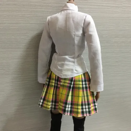 1/6 Camisa Falda Corbata Medias Uniforme De Colegiala Para 1