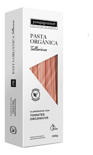 Tallarines De Tomate Orgánicos X 500 Gr Pampagourmet