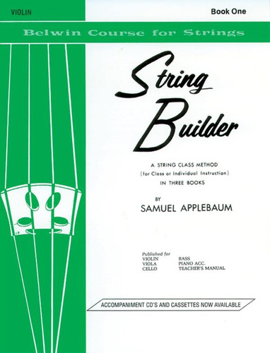 Belwin Curso Para Las Cadenas: String Builder Bk 1: Una