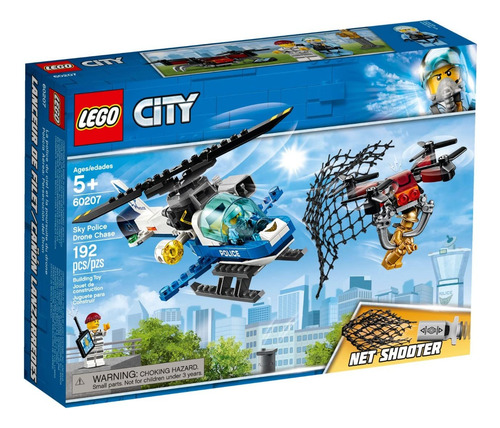 Kit De Construcción Lego City Sky Police Drone Chase 60207