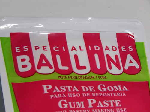 Pasta De Goma Ballina X500gs - Especialidades Ballina