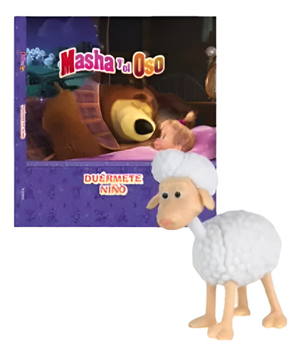 Coleccion Masha Y El Oso - Libro + Muñeco - Variantes | Duermete Niño