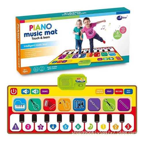 Alfombra Piano Musical Para Niños Piano Musical Tapete